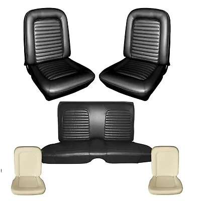 1965 Mustang Coupe Seat Cover Upholstery And Seat Foam Set - Your Color Choice • $625.68