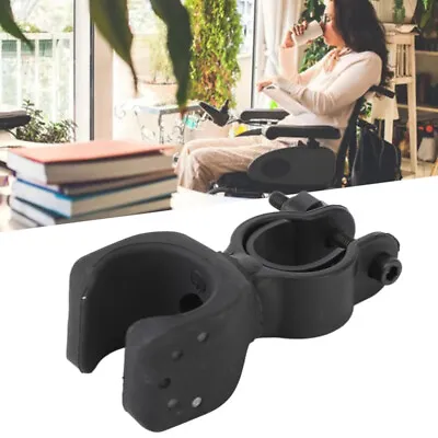 1PC Walking Cane Clip Holder 360 Degree Rotation Wheelchair Walking Stick Rack • £4.19