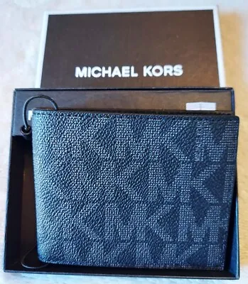 Michael Kors Jet Set Men’s Slim Billfold Wallet Black Color NWT • $39.88