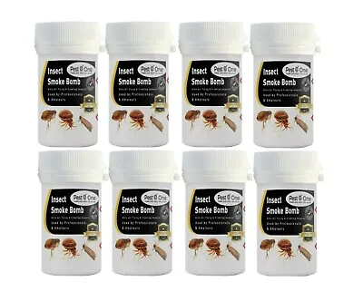 8 PACK Flea Bomb Fogger Treatment From INSECTO (3.5g) For Fleas Cat / Dog • £24.51