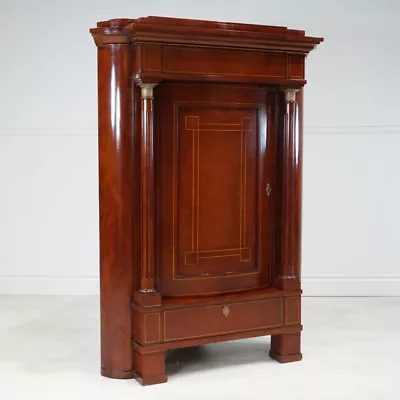 Beautiful Mahogany Empire Style Corner Armoire Cabinet With Hidden Compartments! • $3112.50