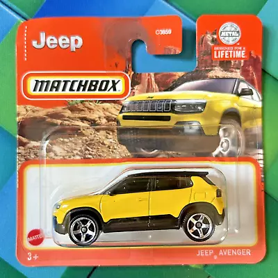 Matchbox 1:64 Short Card - Jeep Avenger - Yellow • $7.85