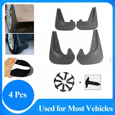 4Pcs Universal Black Car Mud Flaps Splash Guards For Car Auto Accessories Parts • $16.99