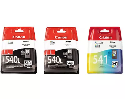 Canon PG-540/ XL & CL-541/ XL Genuine Ink Cartridges For PIXMA TS5100 MG4150 Lot • £64.58