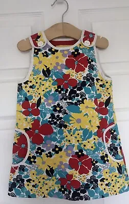 £9.99 • Buy LITTLE BIRD Baby Girls Floral Pinafore Dress Size 18-24 VGC