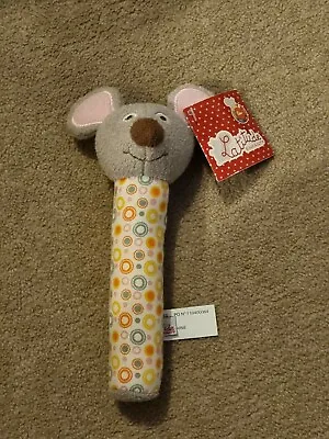 Latitude Enfant Marie The Mouse Squeaker NEW Soft Toy Baby Gift BNWT • £6.99