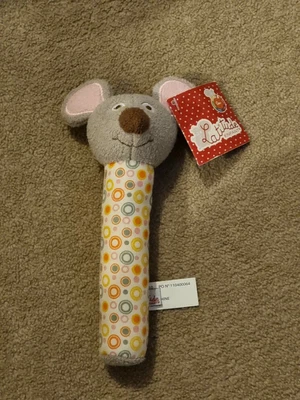 Latitude Enfant Marie The Mouse Squeaker NEW Soft Toy Baby Gift BNWT • £6.99