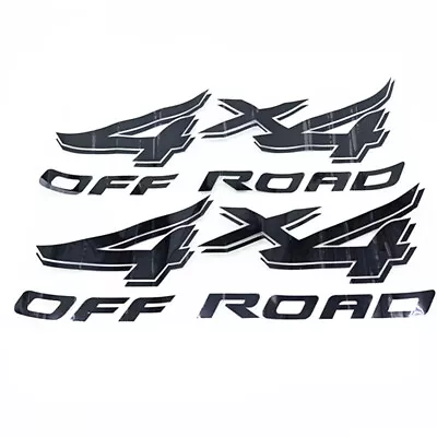 A Pair 4X4 Off Road Sticker Car Truck Body Window PVC Vinyl Decor Decal Black • $15.20