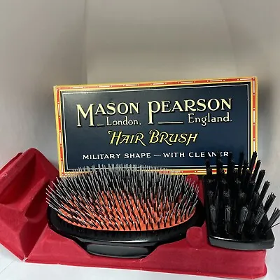 Mason Pearson Nylon Brush #BN1M Dark Ruby - Brush + Cleaner • $104.99
