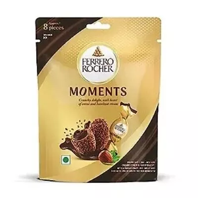 Ferrero Rocher Moments 8 Pralines Pcs 46.4 Gm | FREE SHIPPING WORLDWIDE • $35.78