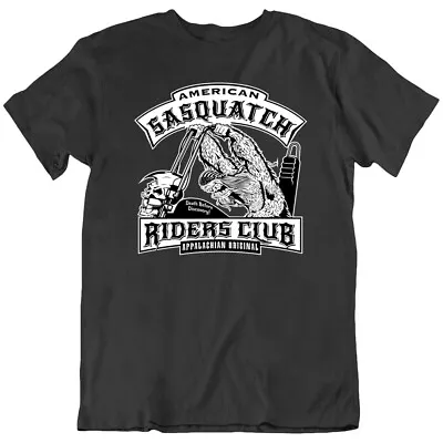 Bigfoot Sasquatch Riders Club Motorcycle  Biker  T Shirt Tee Mens Gift New • $19.98