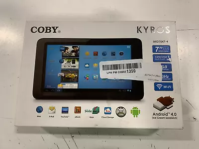 Coby Kyros MID7047 4GB Wi-Fi 7in - Black • $34.99