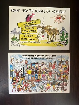 $12.99 • Buy Bob Petley Las Cruces New Mexico Vintage Postcards Western Cowboy Desert