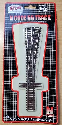 N Scale Atlas Code 55 #5 Right Turnout #2051 • $17