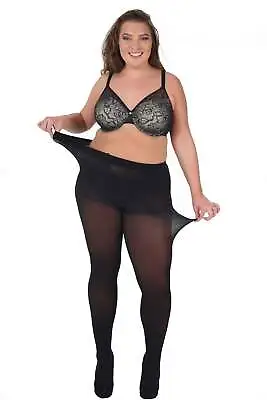 Pamela Mann 50 Denier Opaque Curvy Super Stretch Tights • $17.41