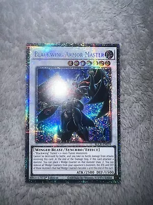 YuGiOh! Blackwing Armor Master - Starlight Rare (1st Edition) • £90