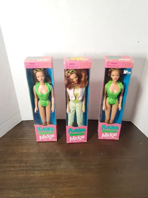 $39.99 • Buy Mattel Barbie Florida Vacation Midge Friend Of Barbie  Lot Of 3 20538 1998