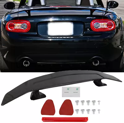 Carbon Fiber GT Rear Trunk Spoiler Racing Body Kit For 2006-15 Mazda MX-5 Miata • $99.11