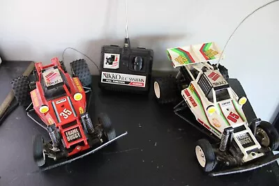 VTG 1986 NIKKO Turbo Panther Frame-Buggy #85 35 Remote Control RC Car Remote Lot • $64.99