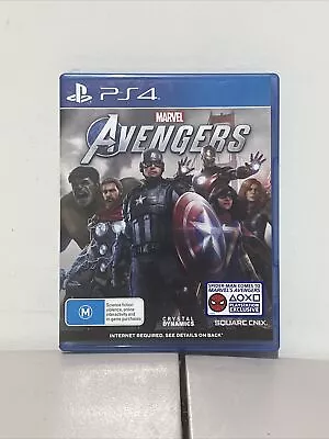 Marvel Avengers - Sony PlayStation 4 (2020) PS4 Game Good Condition Plus Manual • $18.95