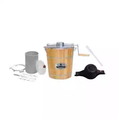 Elite Gourmet 4Qt. Old Fashioned Pine Bucket Electric Ice Cream Maker EIM-402 • $40