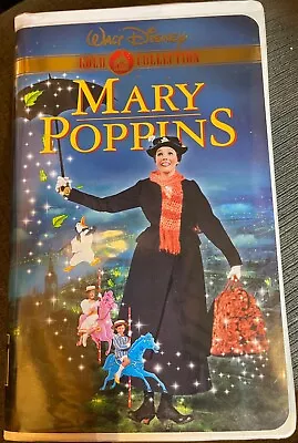 Disney's Mary Poppins 2000 Video Tape Gold Classic Julie Andrews Dick Van Dyke • $8.95