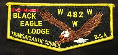 Black Eagle Lodge Oa 482 803 Transatlantic Council Germany Bsa Vigil Honor Flap • $55.80