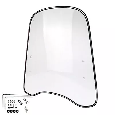 Motorcycle Windscreen Windshield For Suzuki Yamaha Harley Kawasaki Universal • $22.67