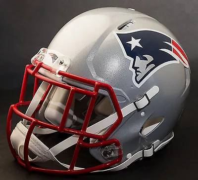 NEW ENGLAND PATRIOTS NFL Authentic GAMEDAY Football Helmet W/S2EG-SW-SP Facemask • $349.99