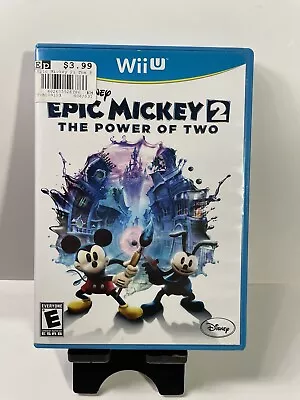 Disney Epic Mickey 2: The Power Of Two (Nintendo Wii U 2012) Complete Fast S/H • $13.99