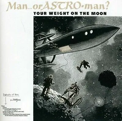 Man Or Astroman - Your Weight On The Moon Brand New Sealed CD • £8.99