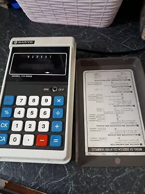 Sanyo CX-2002. Vintage Calculator Made In Japan • £17