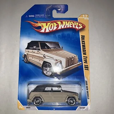 2009 Hot Wheels New Models 17/42 Volkswagen Type 181 Beige Collector #17/190 VW • $5