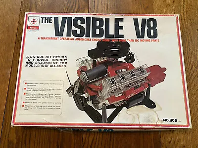 $160 • Buy Vintage Deadstock VISIBLE V8 ENGINE MODEL KIT By Renwal Copyright 1960 Complete