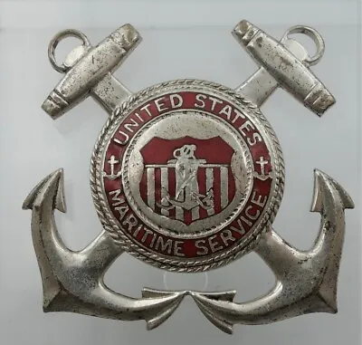 F64 U.S. Maritime Service Chief Petty Officer Cap Badge • $65