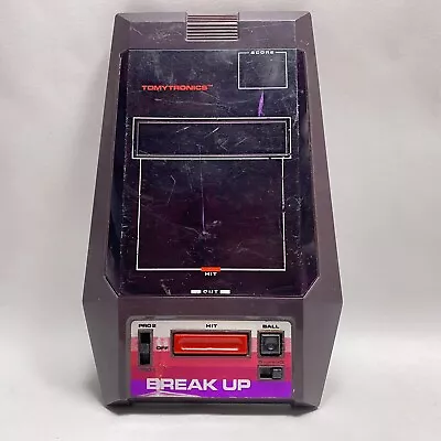 Vintage 1979 Tomytronics Break Up Electronic Handheld Arcade Game Tomy • $22.99