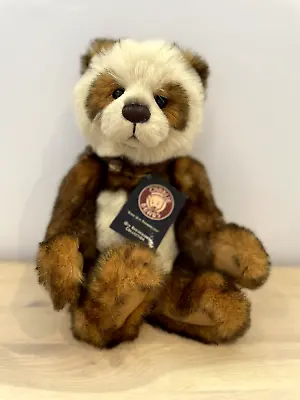 £70 • Buy Charlie Bears 10th Anniversary Collection Ross With Tags Plush Panda Teddy Bear