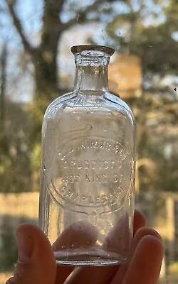 Antique G.W. Aimar & Co Druggists King Charleston SC Medicine Bottle Apothecary • $94.99