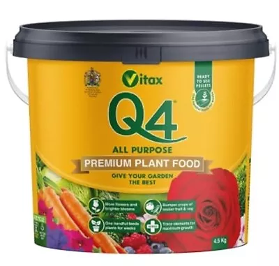 Vitax Q4 Pellted Fertiliser - Versatile Growth Formula For Bountiful Harvests • £24.99