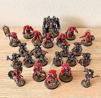 Warhammer 40k Primaris Marines - Painted Blood Angels Army - BoxedUp (180) • $25.95