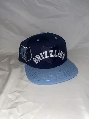 Memphis Grizzlies Adidas NBA SnapBack Hat Cap Basketball Embroidered Bear Logo • $19.57