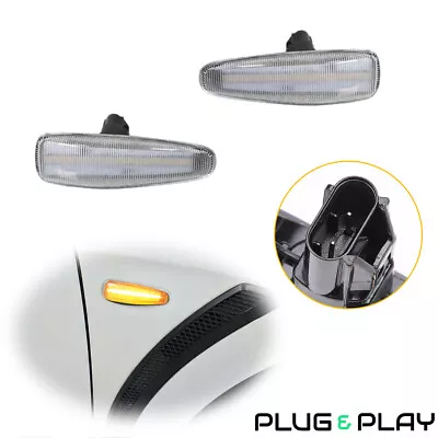 Amber LED Front Side Marker Signal Lights For Mitsubishi Lancer EVO X Outlander • $14.99