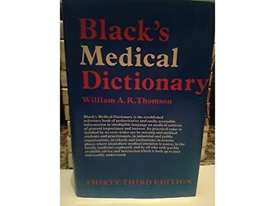 Black's Medical Dictionary Hardback Book The Cheap Fast Free Post • £3.49