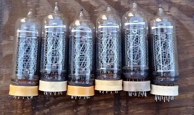 £67.35 • Buy 6x IN-14 NIXIE TUBE Clock Soviet Working Tested USED Tested