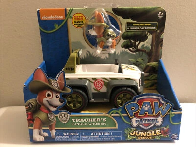 $29.95 • Buy Paw Patrol Trackers Jungle Cruiser Vehicle And Tracker Figure  Jungle Rescue