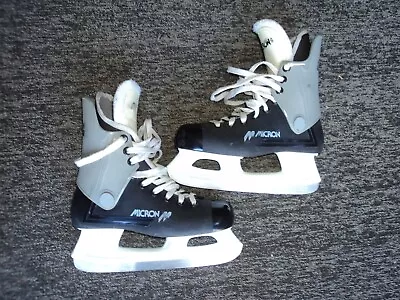 Vintage Micron Laser Ice Hockey Skates Men Size 6 Nice • $35