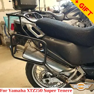 For Yamaha XTZ 750 Super Tenere Rack Luggage System Side Carrier For CasesBonus • $247.99