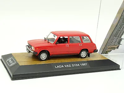 IXO Pays De L'Is 1/43 - Lada Vaz 2104 Break Red 1987 • $55.04