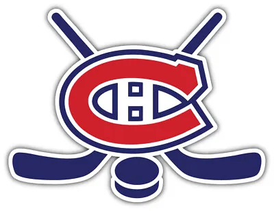 Montreal Canadiens Sticks NHL Sport Car Bumper Sticker Decal  SIZES'' • $4.25