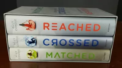Lot Of 3 HC/DJ: Complete MATCHED Trilogy Boxed Set By Ally Condie  (2010-2012) • $7.50